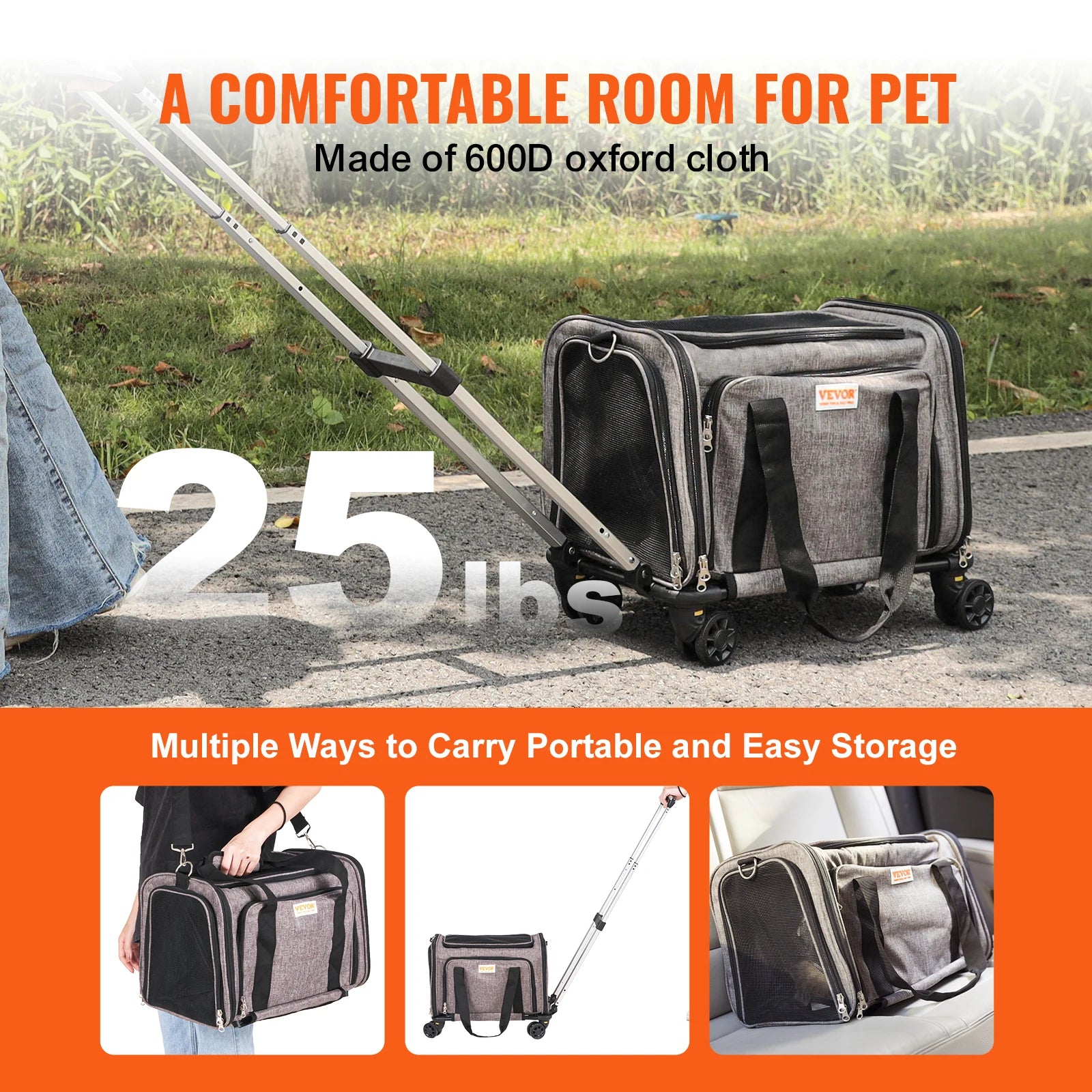 VEVOR Pet Carrier Backpack