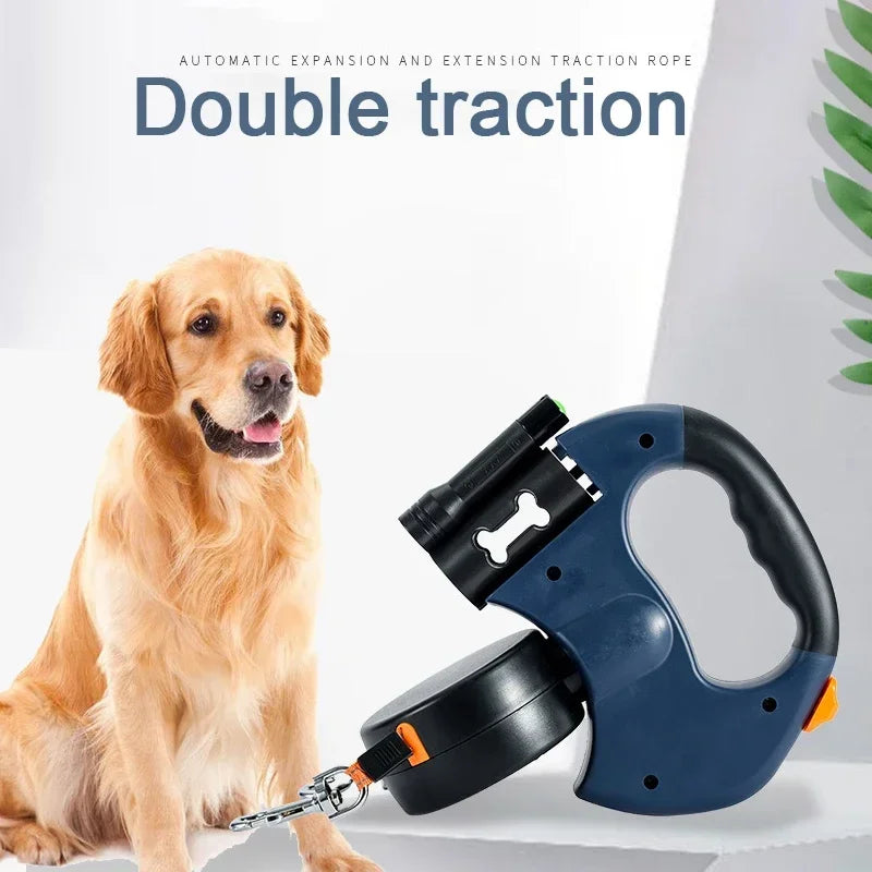 Retractable Double Pet Leash