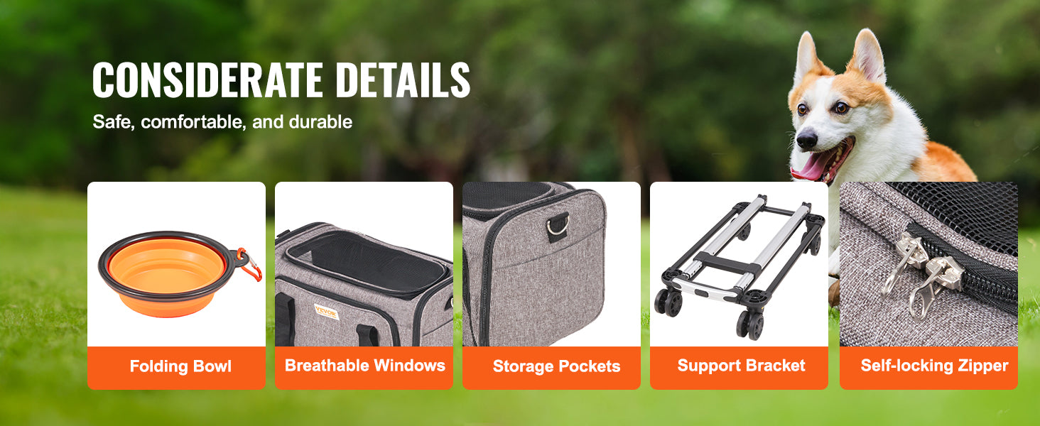 VEVOR Pet Carrier Backpack