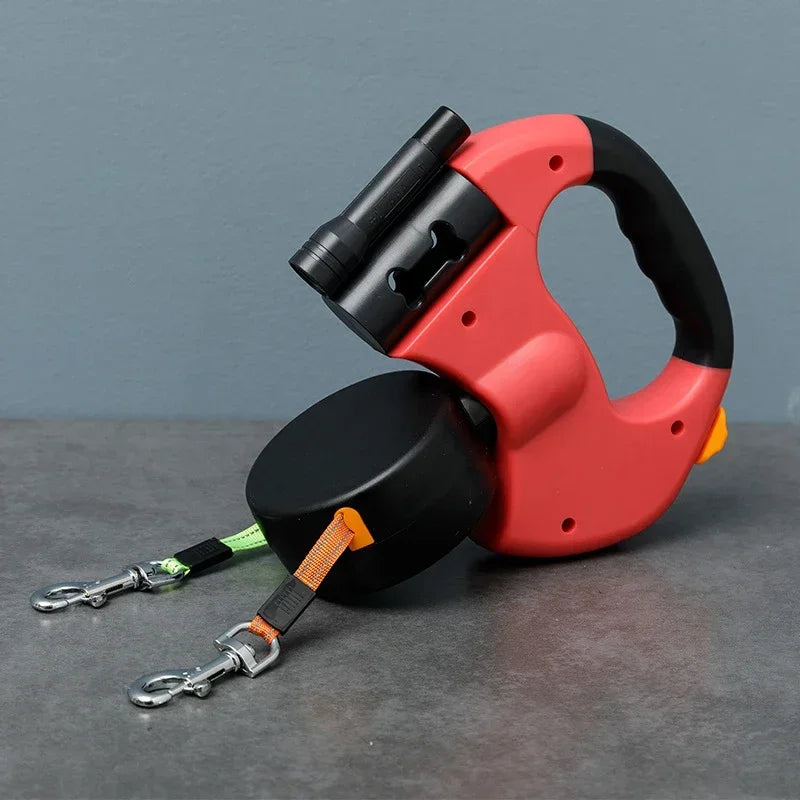 Retractable Double Pet Leash