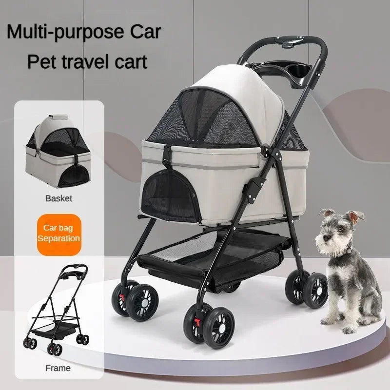 Outdoor Cat Dog Stroller
