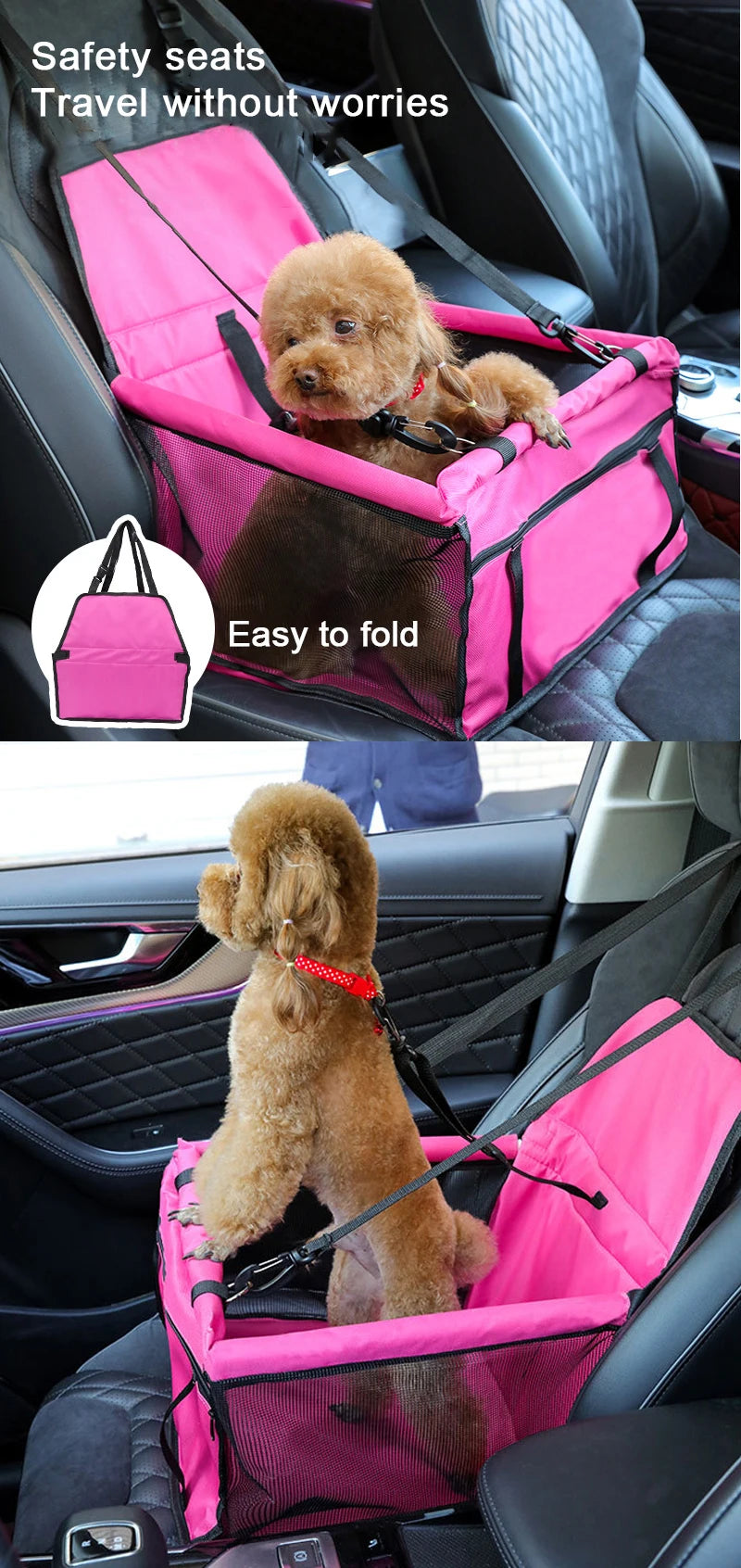 Foldable Dog Car Seat Cover