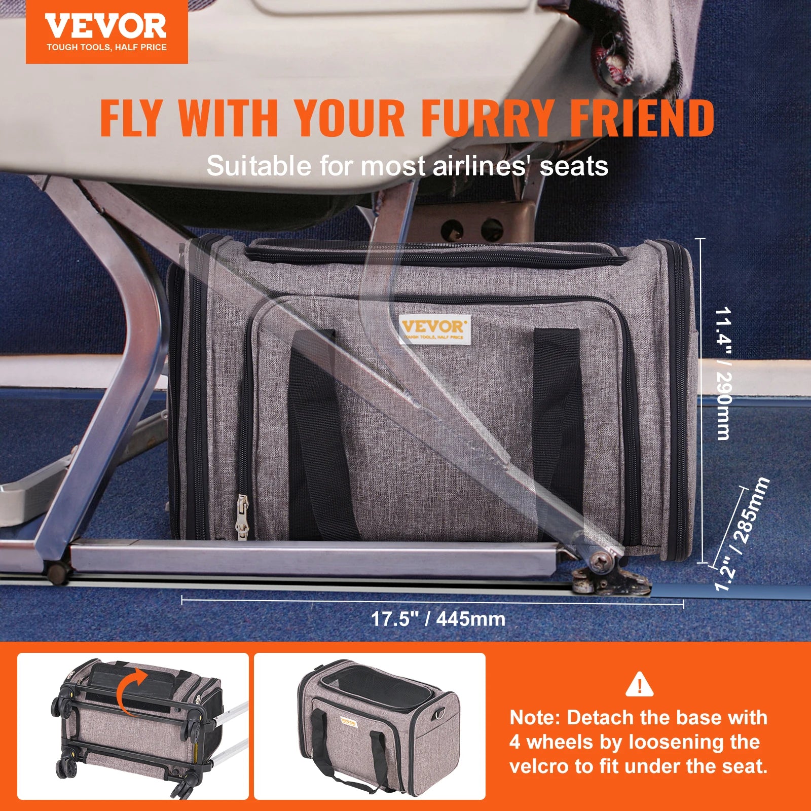 VEVOR Pet Carrier Backpack