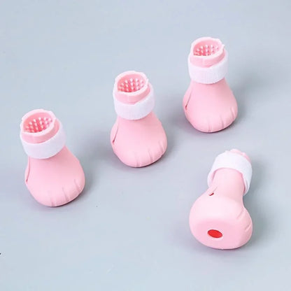 Adjustable Silicone Cat Foot Shoes