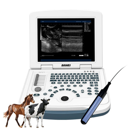 Portable Veterinary Ultrasound Scanner, Laptop Vet Pregnancy B-Ultra Machine, for Animal Farm Home Pet (B,B+B,4B,B+M,M)