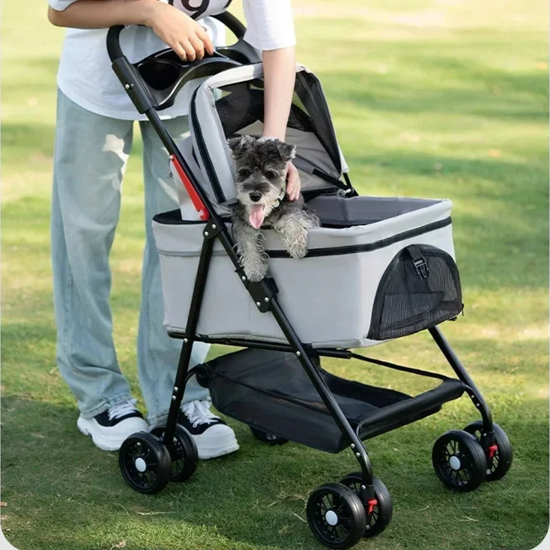 Outdoor Cat Dog Stroller