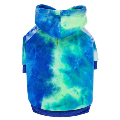 Tie-Dye Dog Hoodie Sweater