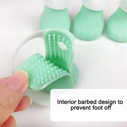Adjustable Silicone Cat Foot Shoes