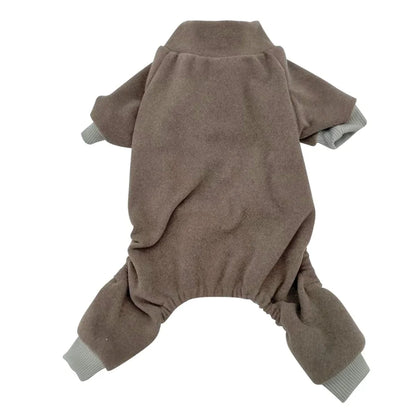 Winter Fleece Dog Pajamas